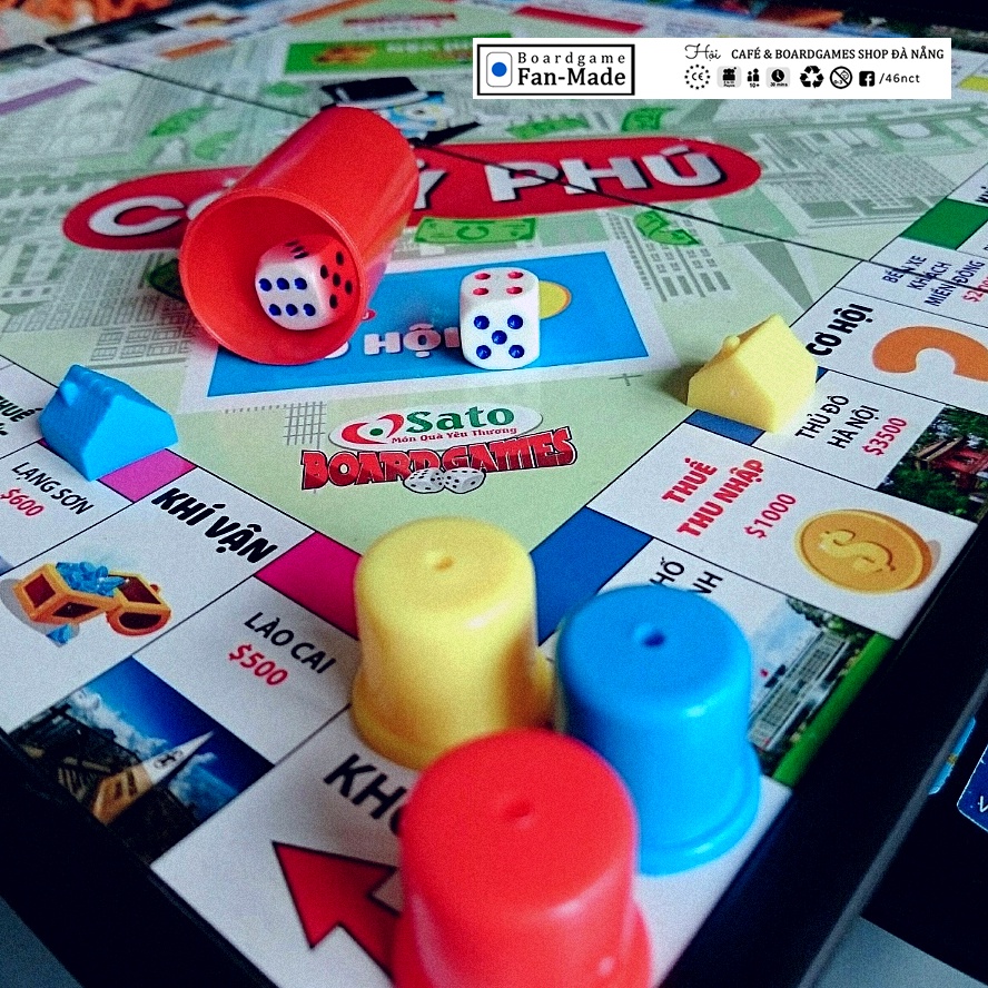Trò chơi Cờ tỷ phú monopoly Phiên Bản Các Địa Danh Việt Nam