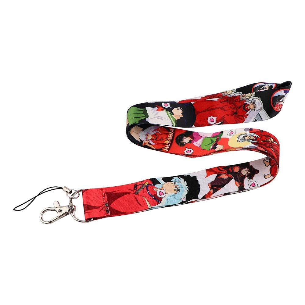 Dây Đeo Cổ Họa Tiết Inuyasha Để Gắn Điện Thoại Di Động Tiện Dụng