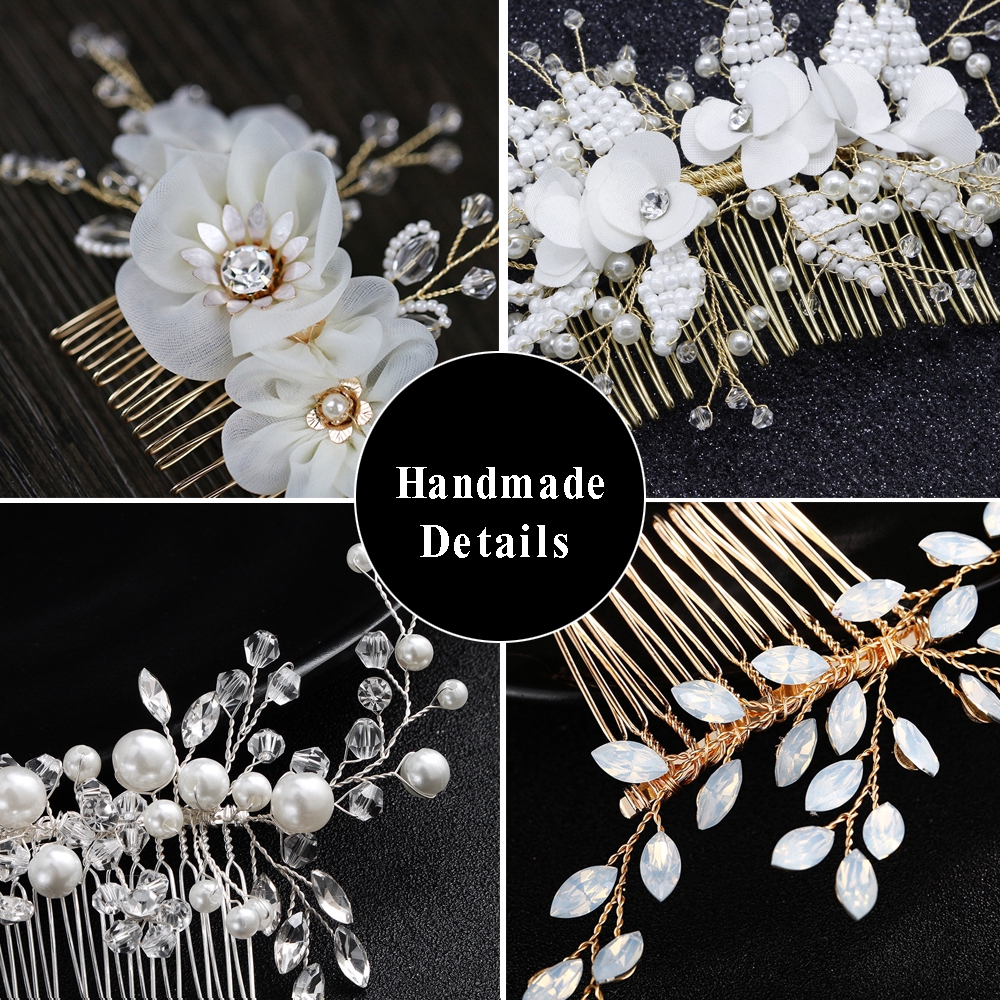 Kẹp cài tóc hình bông hoa xinh xắn dành cho trang trí thủ công