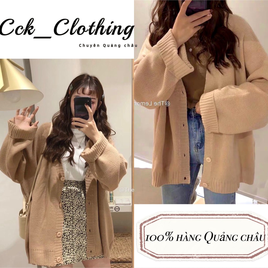 ☑️☑️Áo cardigan len nâu trơn, áo khoác len freesize chuẩn hàng Quảng Châu cao cấp hot trend thời trang thu đông nữ☑️☑️