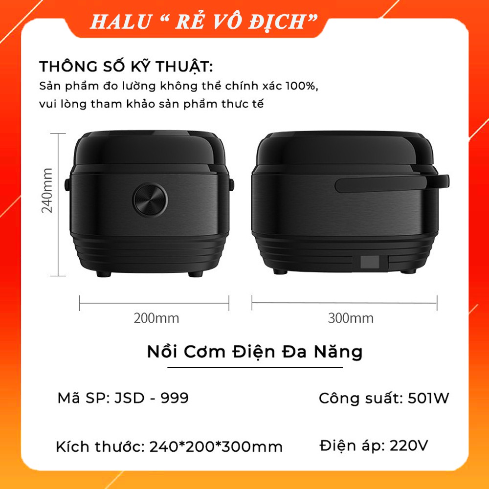 Nồi cơm điện đa năng Jiashi 1.2 - 3L nồi cơm điện tử nội địa cao cấp 8 chức năng nấu chậm, hầm, cháo, cơm niêu, hâm | BigBuy360 - bigbuy360.vn