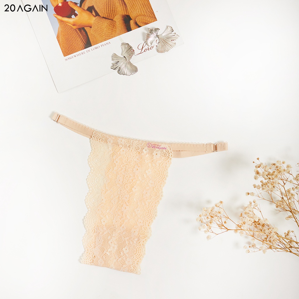 Quần lót ren 20AGAIN kháng khuẩn, mềm mại, thoáng mát QUA0107