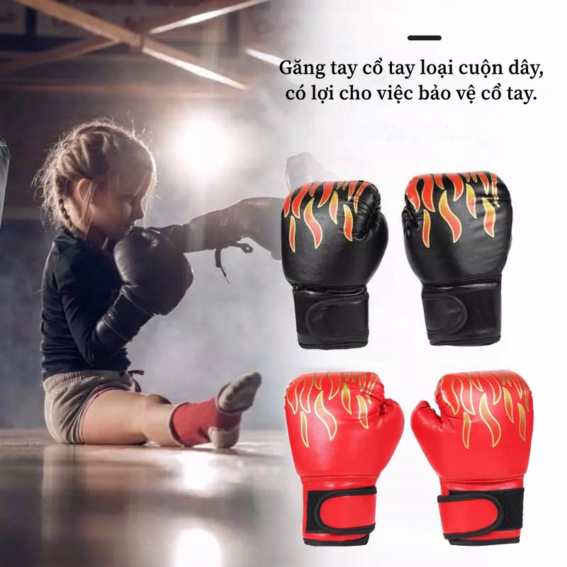 Găng Boxing, Cặp găng tay đấm bốc luyện tập môn boxing, Bao Tay Tập Boxing Găng Tay, Găng Bao Tay Đấm Bốc Trẻ Em