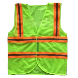 Áo lưới phản quang 3M Xanh Chuối Không túi. Áo lưới bảo hộ cho công nhận bảo hộ lao động công trường