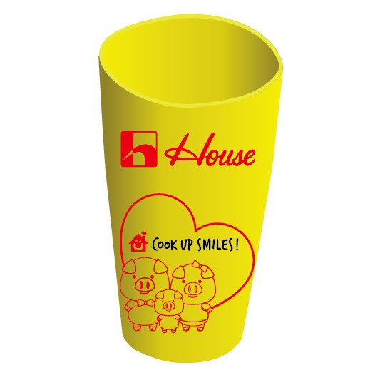 Hàng tặng không bán - Ly nhựa cao cấp House