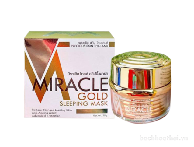 [HOT HOT] Mặt nạ ngủ vàng Miracle Gold Sleeping Mask Thái Lan