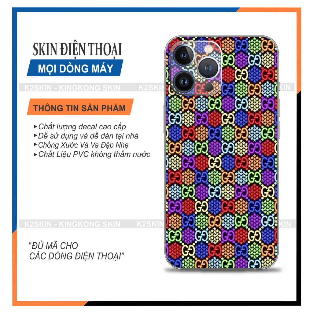 Miếng dán Skin cho Android và  Iphone 6/7/8/x/xs/11/12pro/13promax/13/13pro ( Mã skin 170)