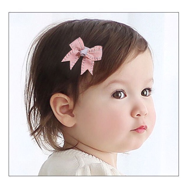 SET 4 KẸP TÓC VƯƠNG MIỆN, NƠ XINH CHO BÉ - Nana CT07