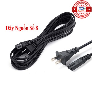 Dây điện nguồn số 8 dài 1.5m - dùng cho các thiết bị điện , điện tử ....