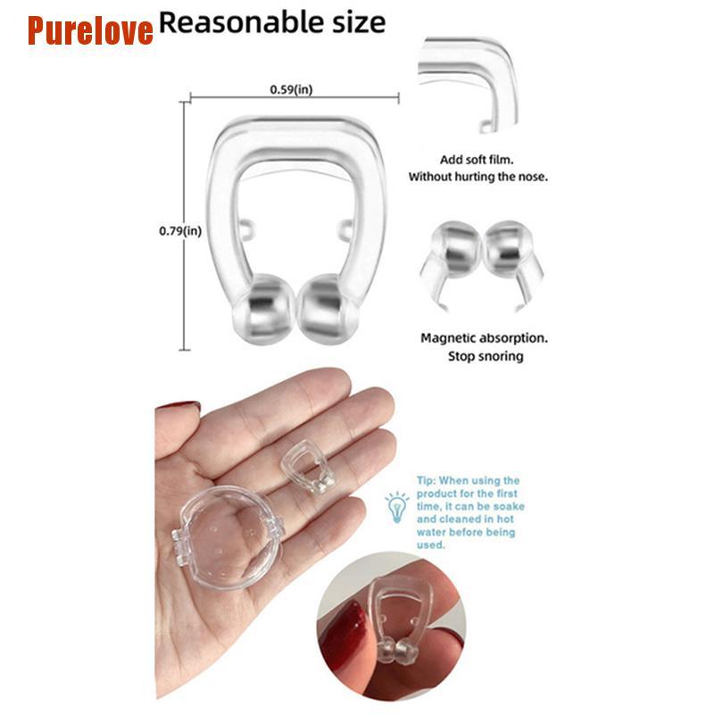 [Hàng mới về] Kẹp mũi mini chống ngáy khi ngủ tiện dụng tùy chọn số lượng