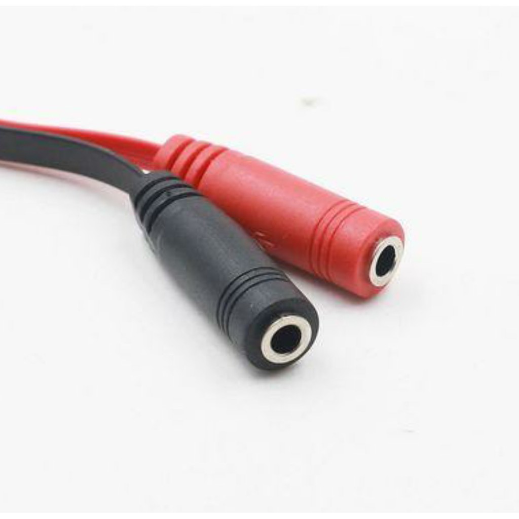 Cáp chia Audio 3.5mm ra Mic và Loa tiện dụng