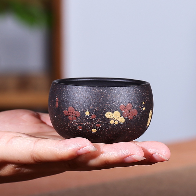 Chén Tử Sa Nghi Hưng Mai Hoa 50 ml