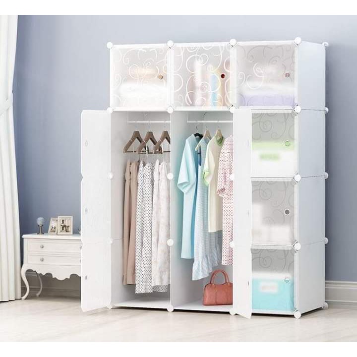 Tủ Nhựa Lắp Ghép Đa Năng 12ô Bảo Hành 1 Năm