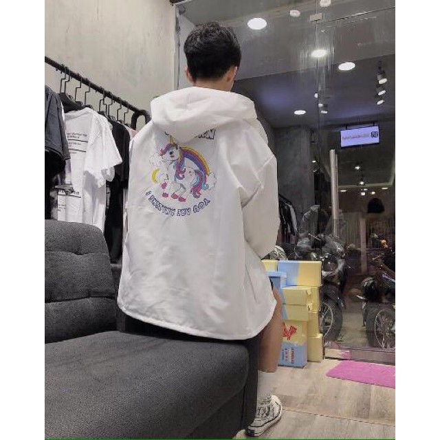 _Áo khoác dù thời trang 2 lớp UNICORN kỳ lân dê thương C119