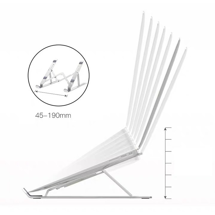 Giá đỡ laptop stand nhôm hỗ trợ tản nhiệt có thể gấp gọn chỉnh độ cao để laptop ipad macbook surface N3 D103 VinBuy