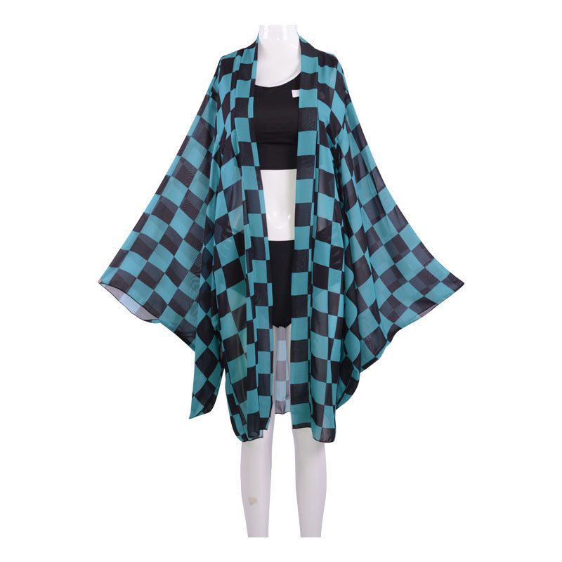 Bộ bikini kèm khăn choàng hóa trang thành nhân vật trong phim hoạt hình Demon Slayer (có bán lẻ) | BigBuy360 - bigbuy360.vn