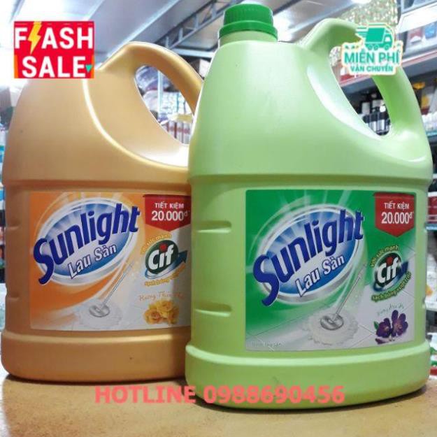 NƯỚC LAU SÀN SUNLIGHT CAN -3 8kg