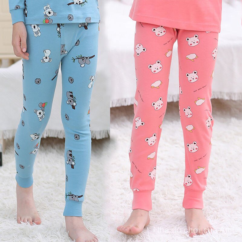 Cotton Children Sole Warm Cotton Pants Baby Boy And Girl Pajamas