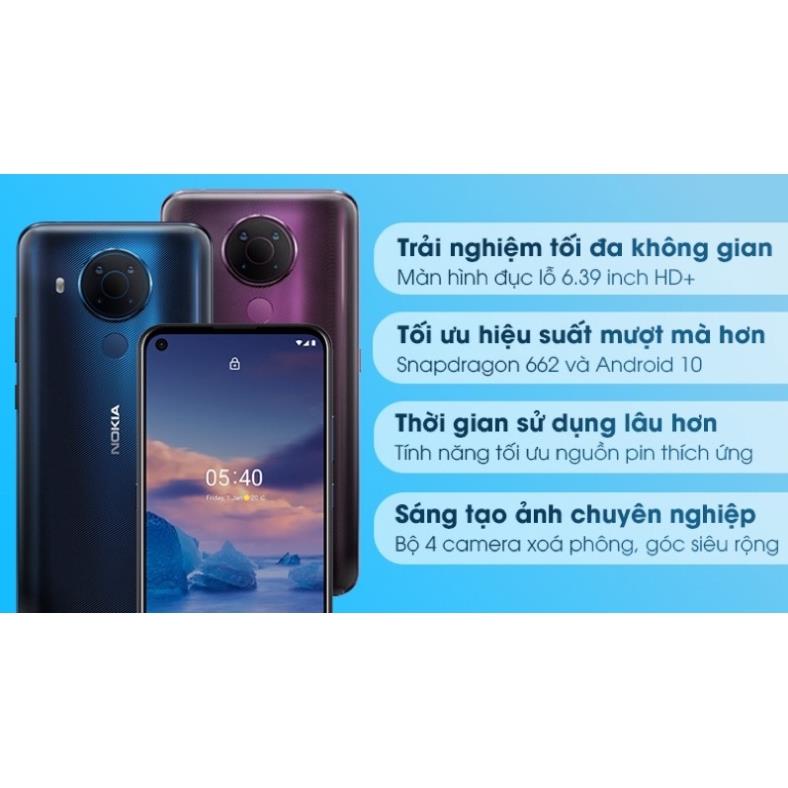 Điện thoại Nokia 5.4 ram 4 bộ nhớ 64g bin 4000mah