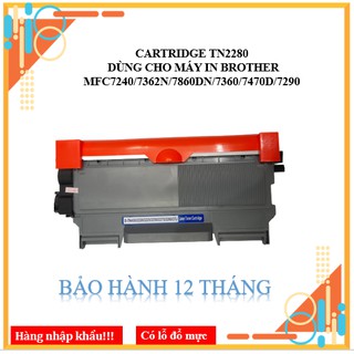 Hộp mực tn2280 - dùng cho máy in brother mfc7240/7362n/7860dn/7360/7470d/7290