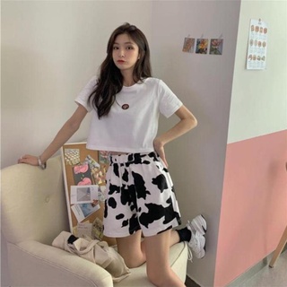 ÁO THUN NỮ CROPTOP IN HOA