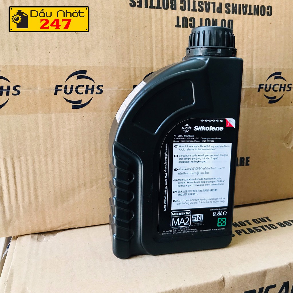 Dầu nhớt Fuchs Silkolene Max 10w40 800ml