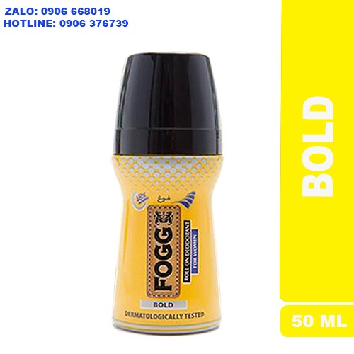 LĂN KHỬ MÙI NỮ FOGG BOLD - DUBAI - 50ML