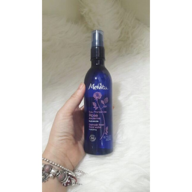 Nước hoa hồng Melvita dạng xịt