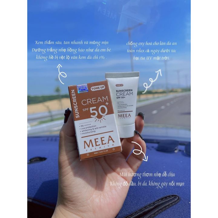 KEM CHỐNG NẮNG MEEA ORGANIC PHIÊN BẢN MINI 15ML