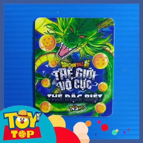 Thẻ bài Toonies Dragon Ball Super - Thế giới vô cực - Thẻ đặc biệt phân loại thẻ cũ 2nd