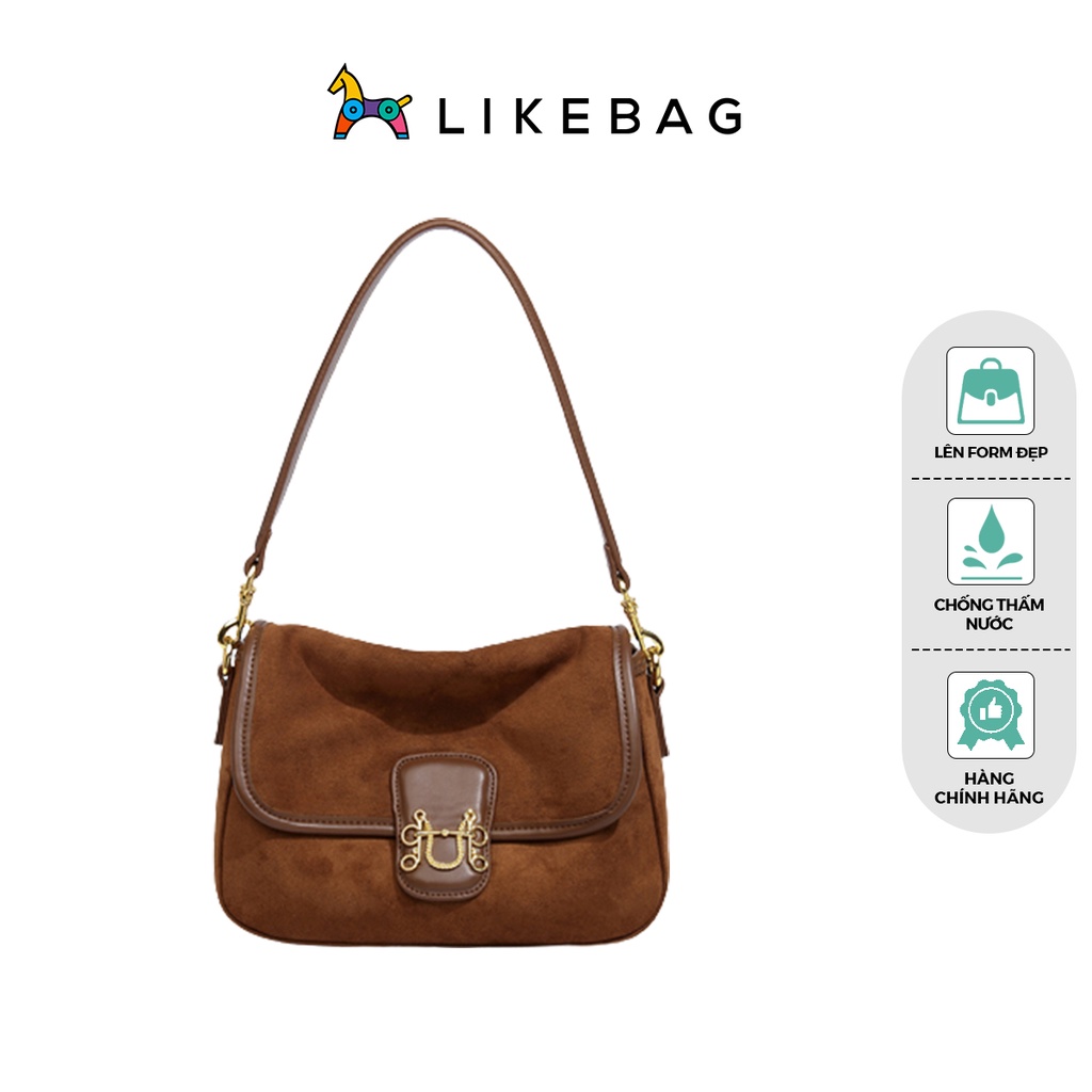 Túi nữ cầm tay, đeo vai thời trang LIKEBAG da PU cao cấp kiểu dáng công sở 219XK6866 - LIBAGI