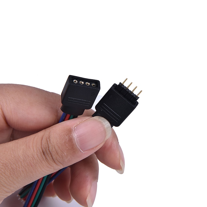 Set 10 Dây Cáp Nối 4pin Male Cho Đèn Led 3528 5050