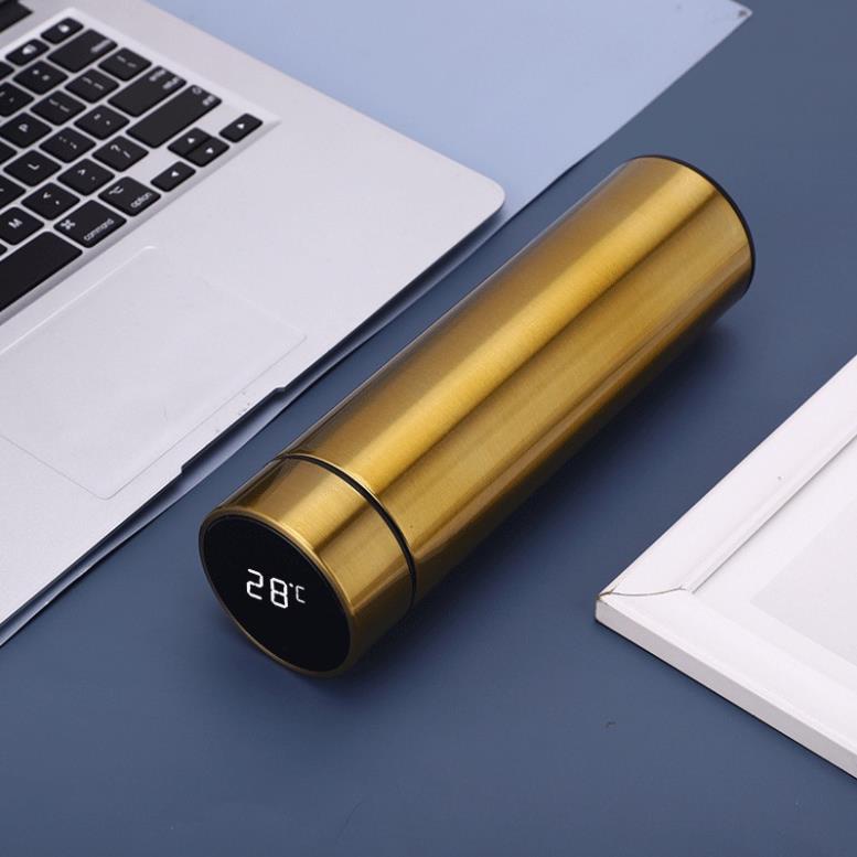 Bình Giữ Nhiệt Có Nắp Cảm Ứng Nhiệt Độ Inox 304 Cao cấp - 500ml