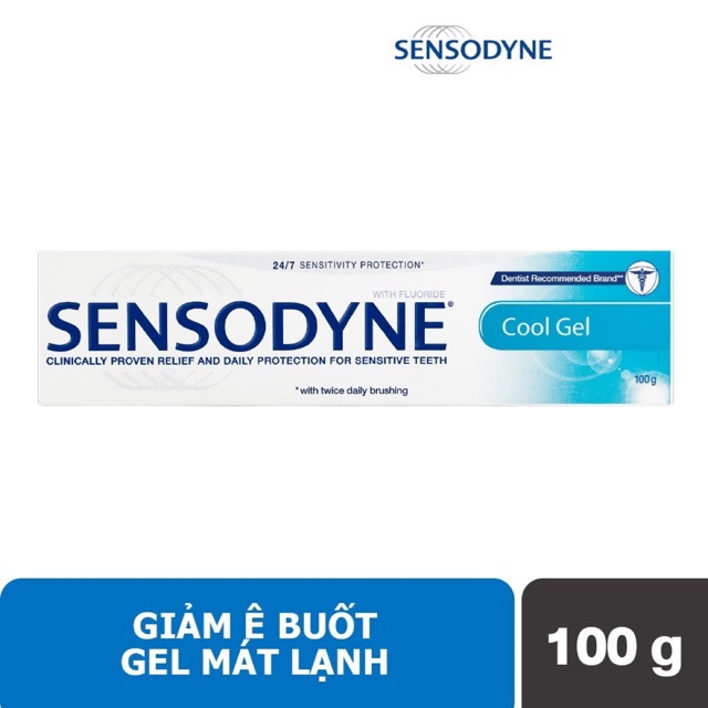 Sensodyne Cool Gel - Kem đánh răng mát lạnh, giảm ê buốt
