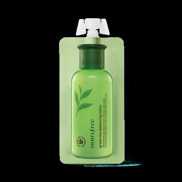 Sữa dưỡng trà xanh Innisfree Green Tea Balancing Lotion Xách tay Chính Hãng 