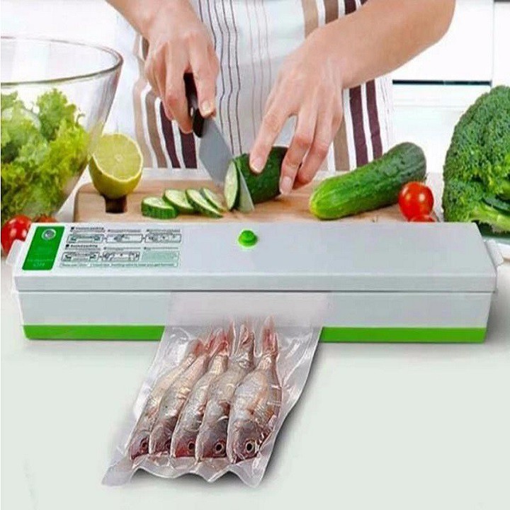 Máy hút chân không thực phẩm, hàn miệng túi fresh pack pro - Tặng kèm túi đóng hàng