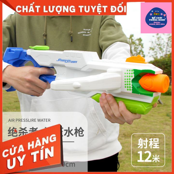 Đồ chơi súng nước kéo tay trẻ em áp lực cao