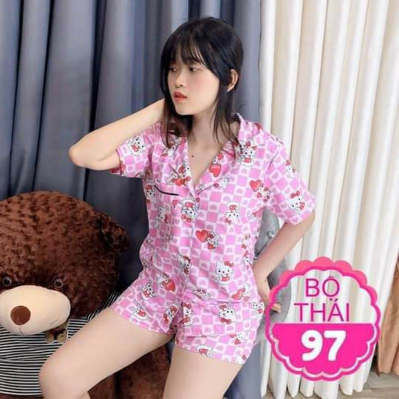 Đồ Bộ Pijama Kate Thái Ngắn