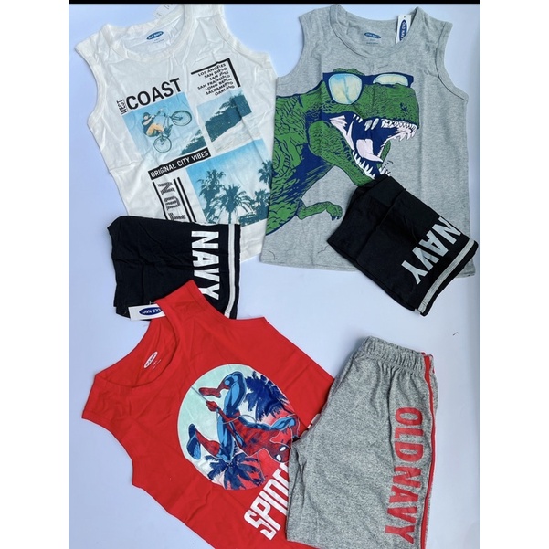 combo áo và bộ bé trai