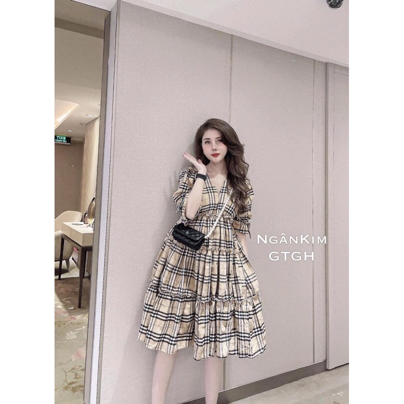 VÁY KẺ BBR BABYDOLL QUẢNG CHÂU CỰC HOT V30 | BigBuy360 - bigbuy360.vn