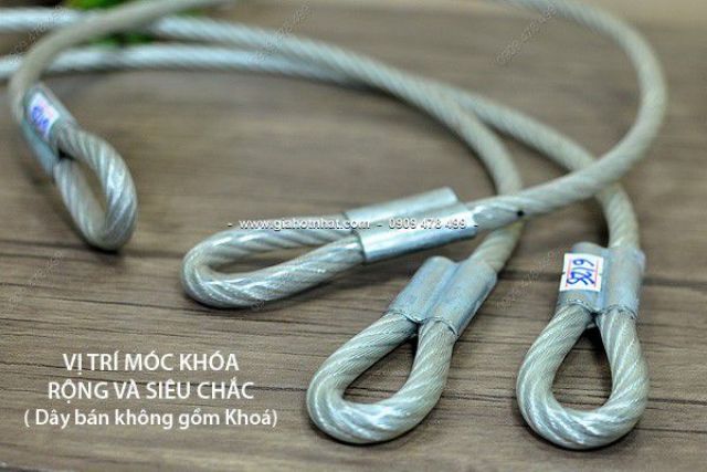 DÂY KHÓA XÍCH BỌC NHỰA XE MÁY