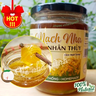 MẠCH NHA ĐƯỜNG HỮU CƠ NGUYÊN CHẤT NHÂN THÙY 200ML Vị ngọt truyền thống làm kẹo bánh, nấu chè ( rice malt sugar maltose )