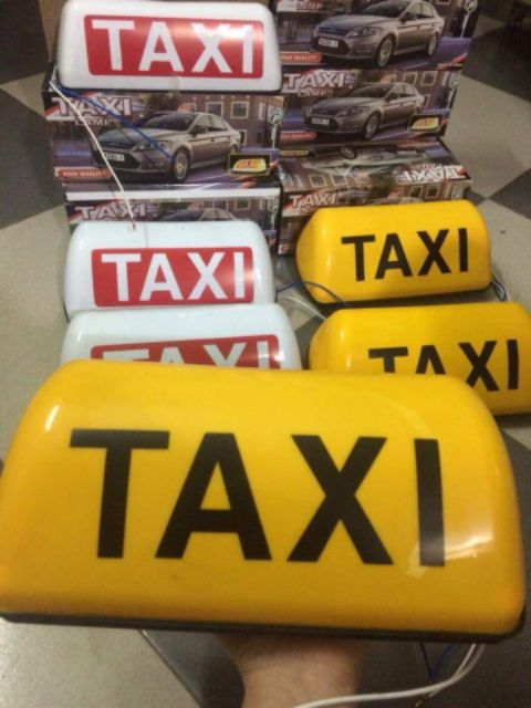 Mào taxi có đèn có đế nam châm (loại to 30cm) | BigBuy360 - bigbuy360.vn