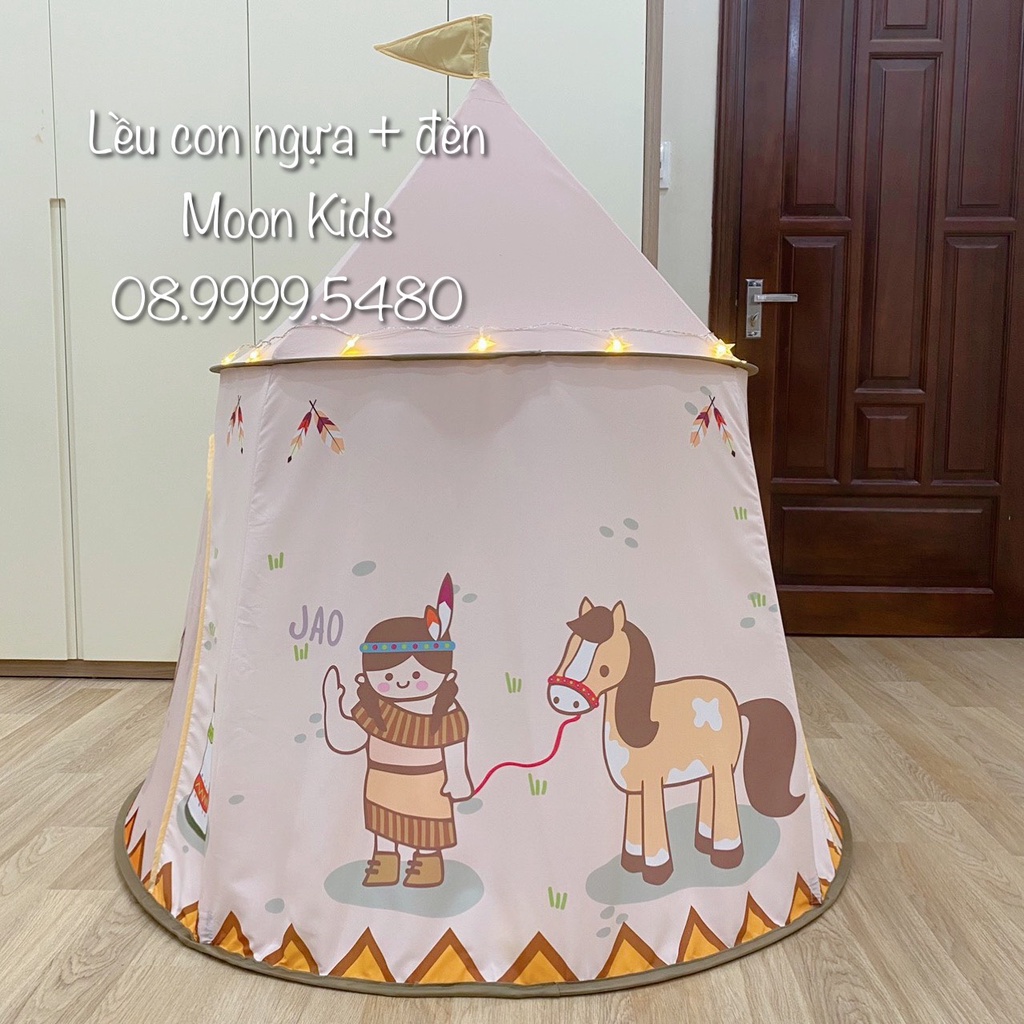 Lều Hoàng Tử Công Chúa⚡FREESHIP⚡Lều Thổ Dân Siêu Dễ Thương Mẫu Mới Nhất 🎊