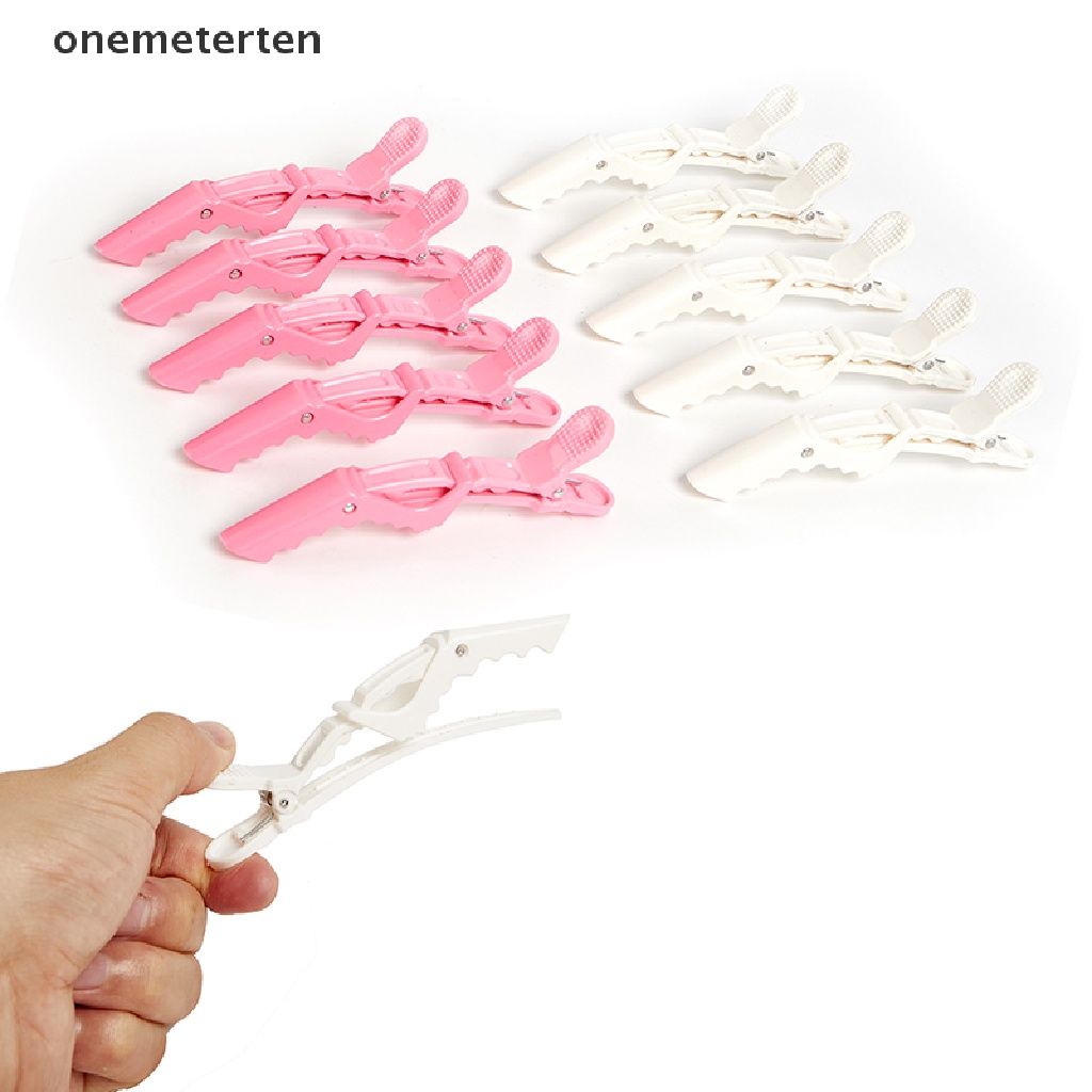 Set 5 Kẹp Tóc Cá Sấu Chuyên Dụng Cho Salon Làm Tóc