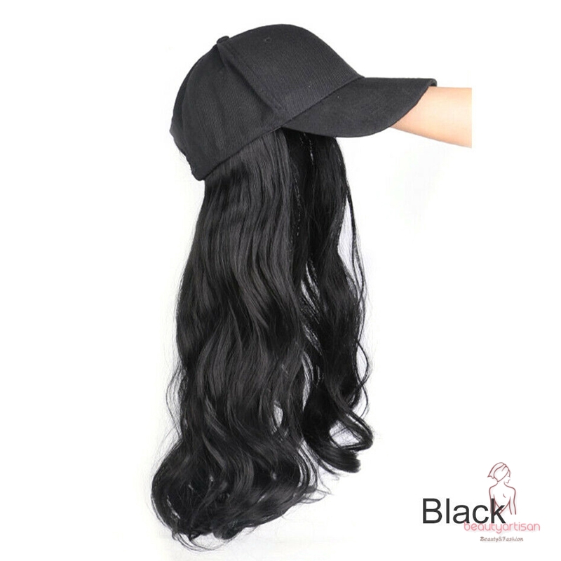 Mũ tóc giả dài gợn sóng thời trang cho nữ