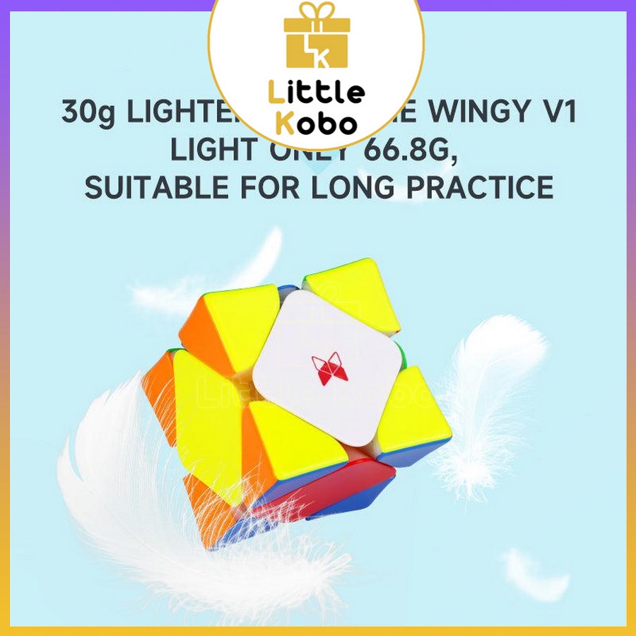 Rubik X-man QiYi XMD Skewb Wingy V2 M Rubic Biến Thể Đồ Chơi Trí Tuệ Có Nam Châm