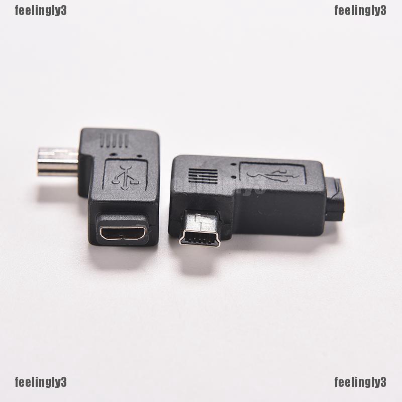 Đầu Chuyển Đổi 5pin micro USB Sang mini 5pin Hình Chữ L Chuyên Dụng
