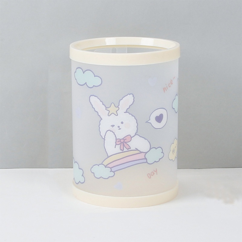 Ống đựng bút để bàn hình trụ họa tiết hoạt hình dễ thương cá tính làm quà tặng cho trẻ em