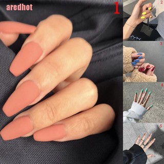 Set 24 Móng Tay Giả Nhám Hình Thang